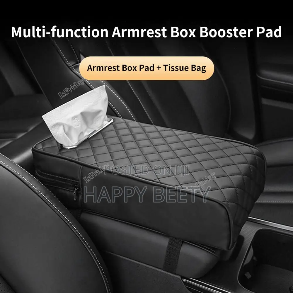 Car Armrest With Tissue Storage