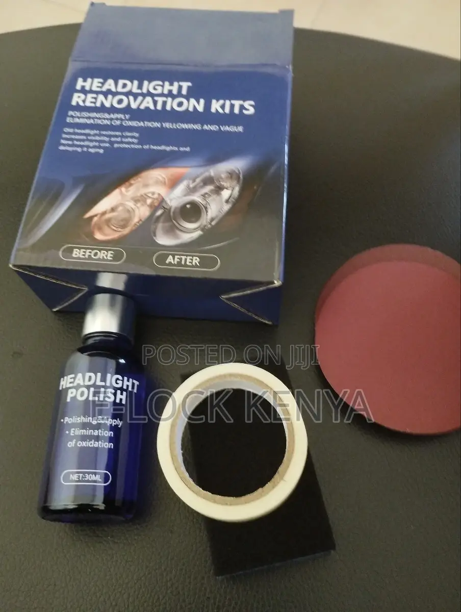 Polishing Headlights Restorer