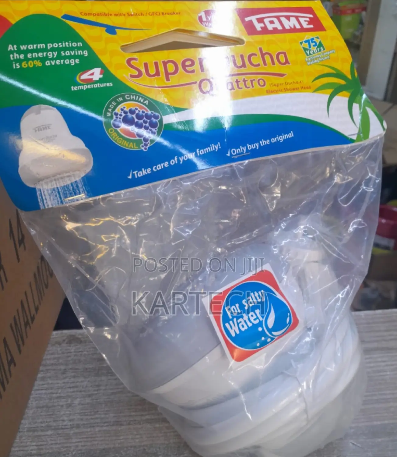 Fame Super Ducha Quattro Shower Head for Salty Water