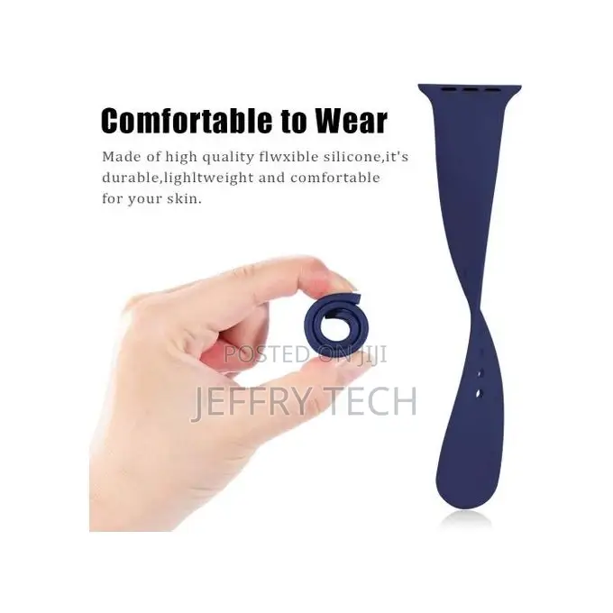 Replacement Band for Apple Watch Series 7 - 45mm - Navy Blue