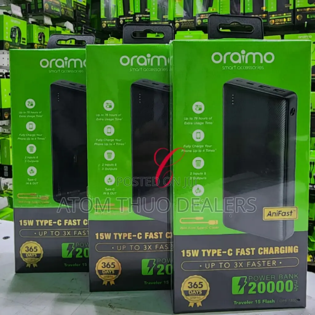 Oraimo OPB-1200 Traveller 15 Flash Power Bank