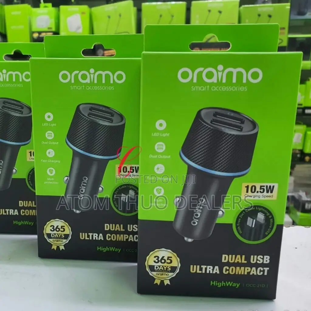 OCC-21DML Oraimo Highway Car Chargers 