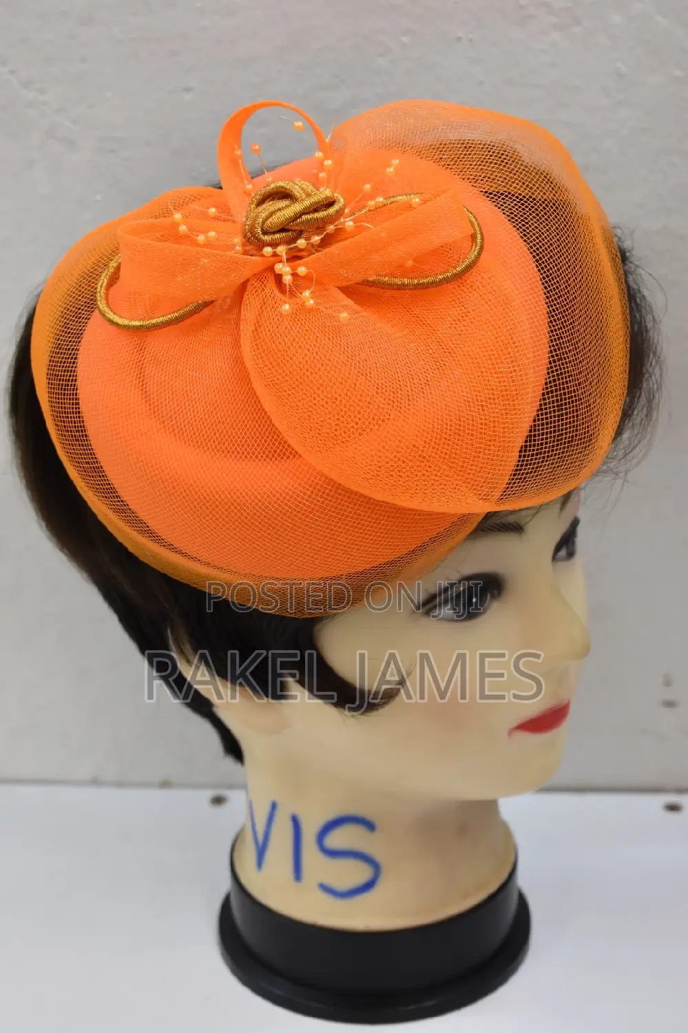 Orange Fascinator