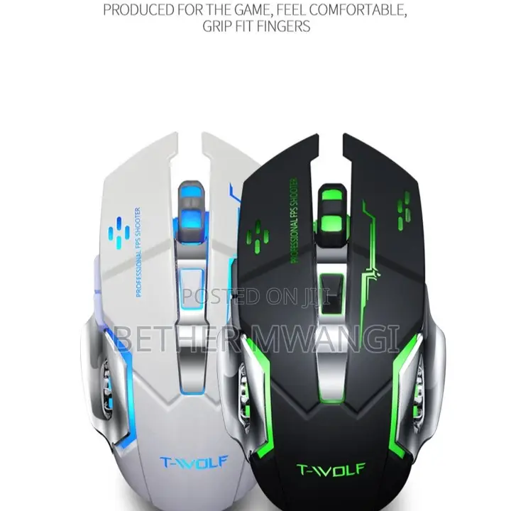 T-Wolf Wireless Rechargeable Mouse in Kenya