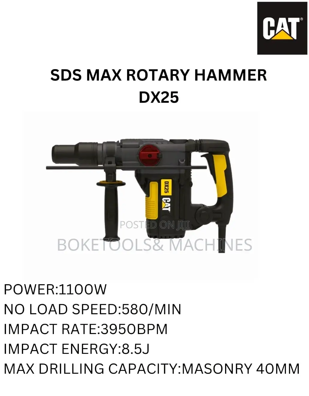 CAT SDS Max Rotary Hammer Drill 1100w