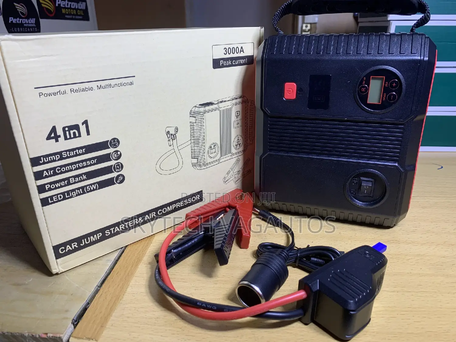 Car Jumper Starter and Compressor