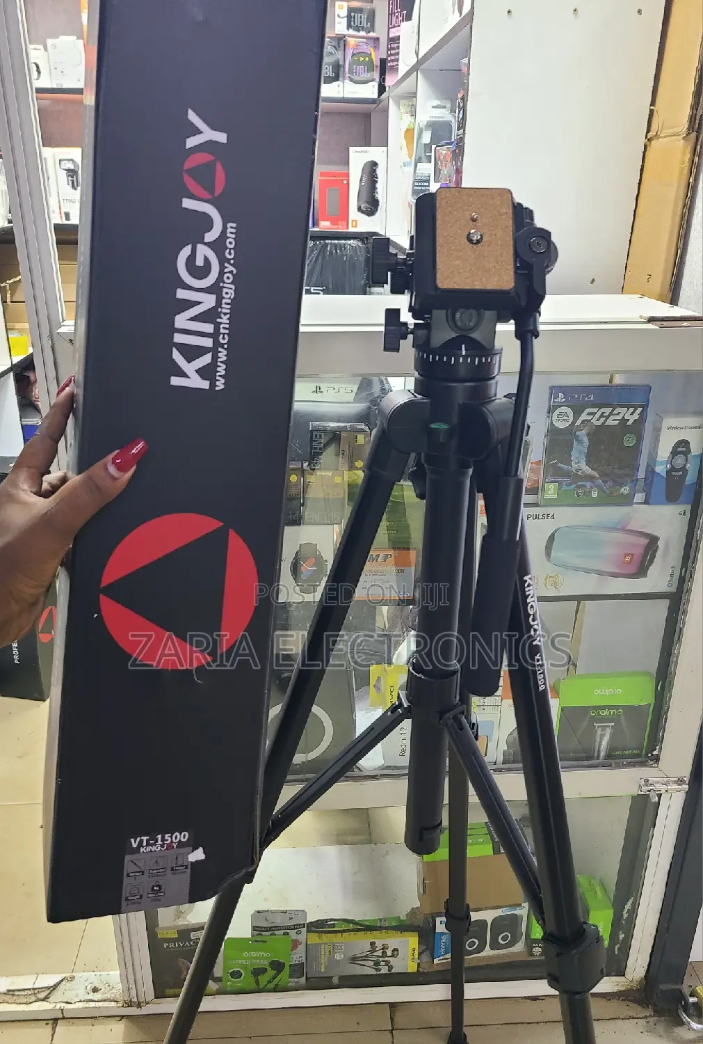 Kingjoy Vt-1500 Tripod Stand, Heavy Duty