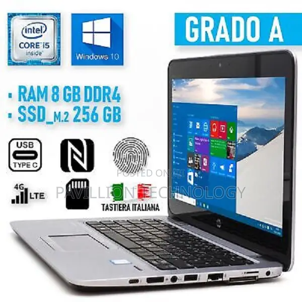 Laptop HP EliteBook 820 G3 8GB Intel Core I5 SSD 256GB