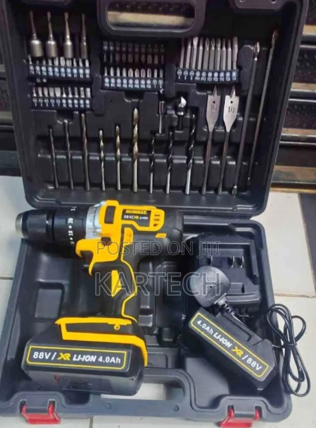 47 PCS Dewalt 88v Cordless Electric Hammer Drillset