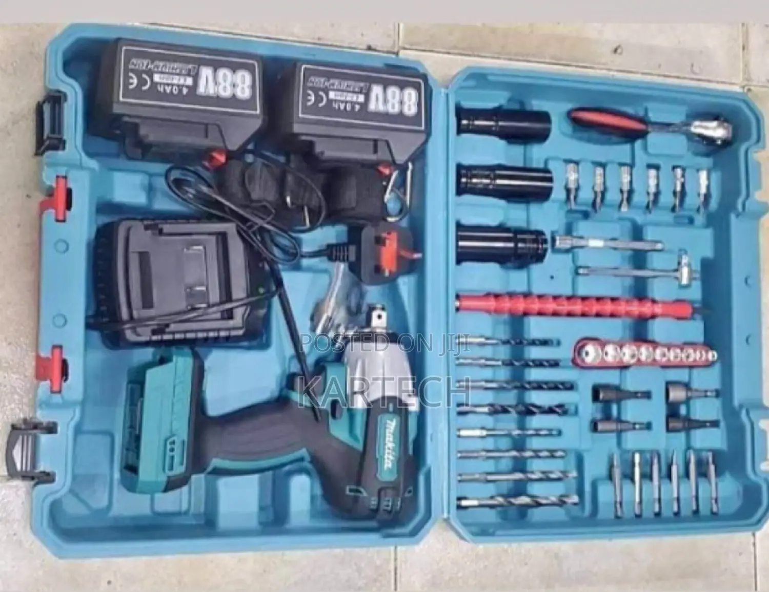 Makita 88v Cordless Electric Hammer Drill Set