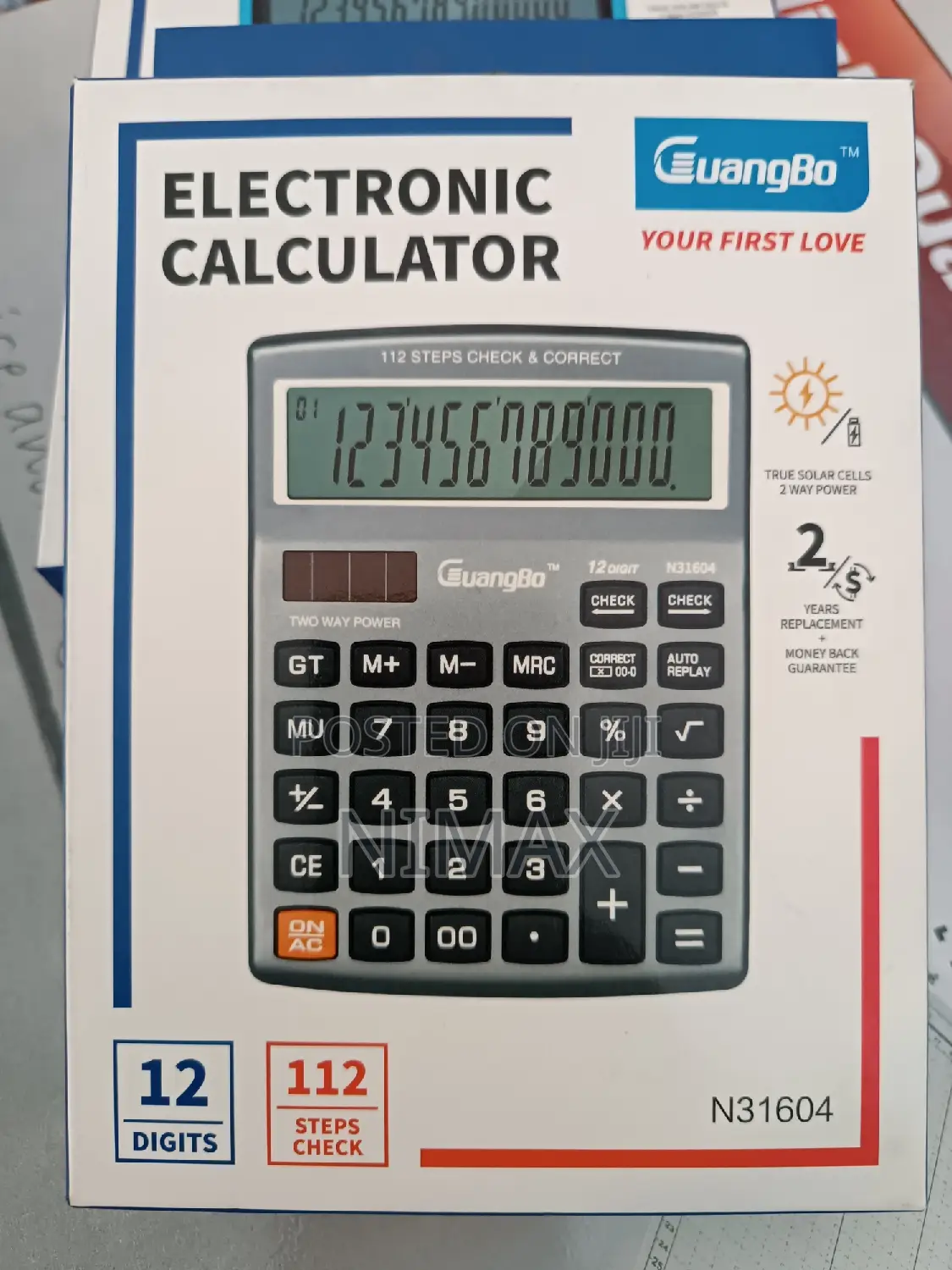 Desk Top Calculator 12 Digits