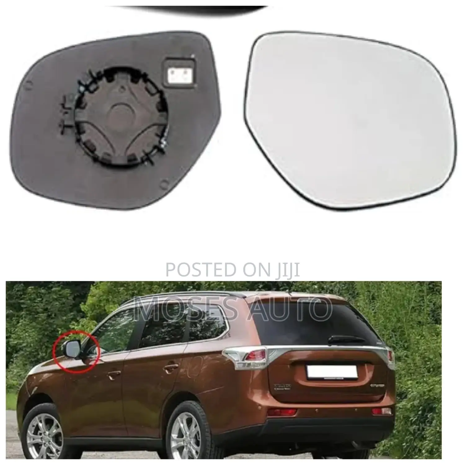 Mitsubishi Outlander RVR Side Mirror Glass