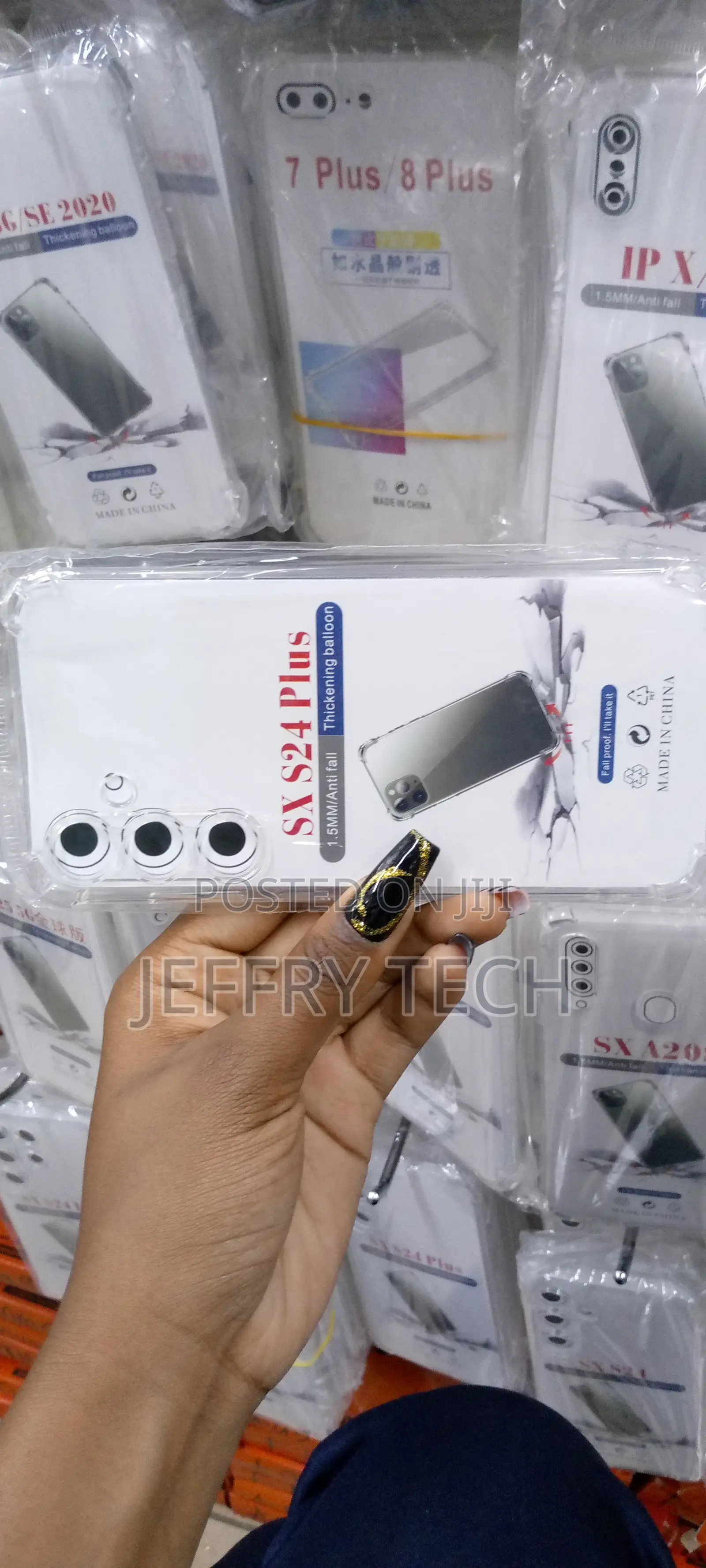 Tuokiou for Samsung Galaxy S24 Plus Case,Clear Protective Ca