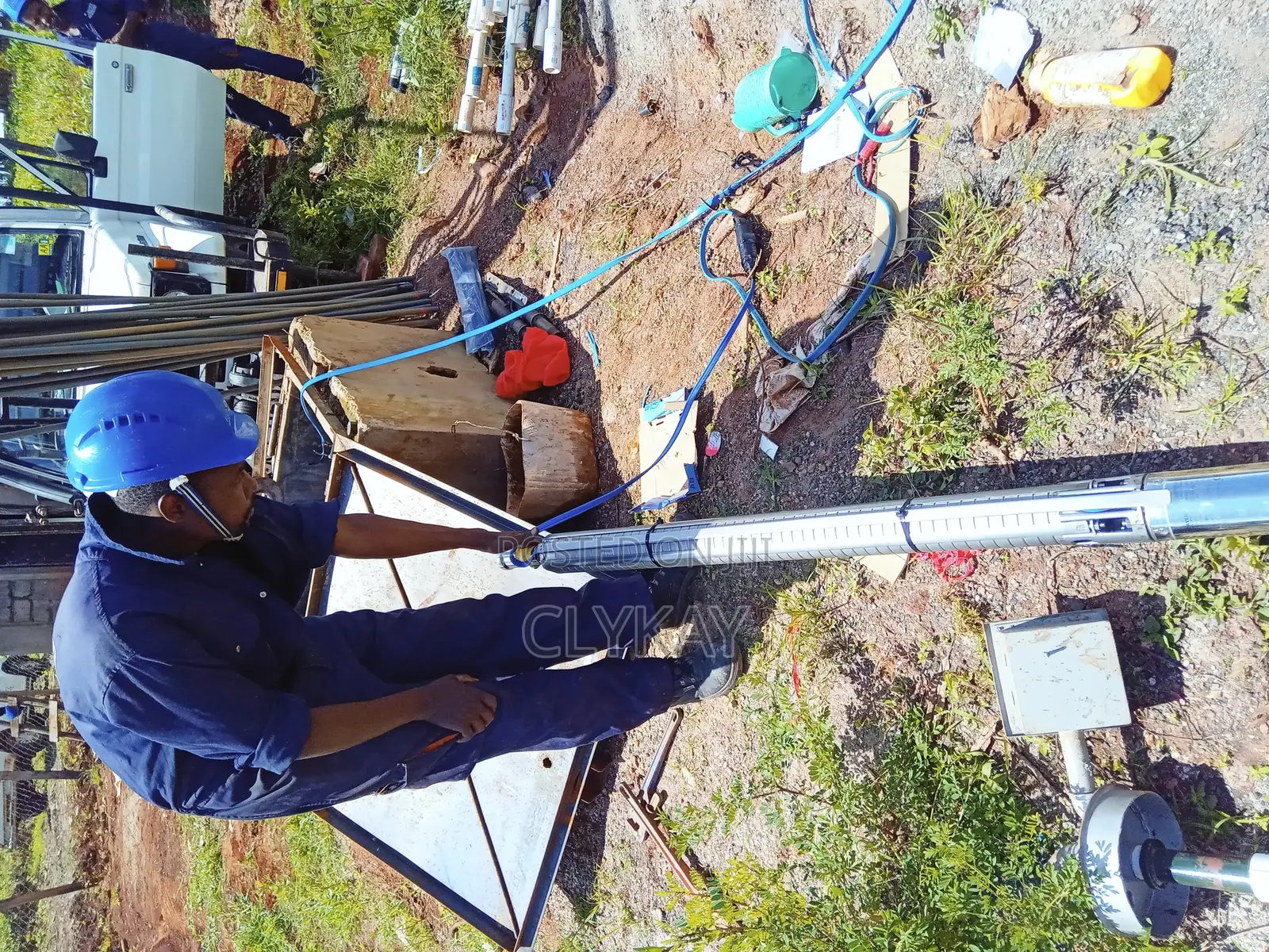 Borehole Installation Works Pump Lowering Services