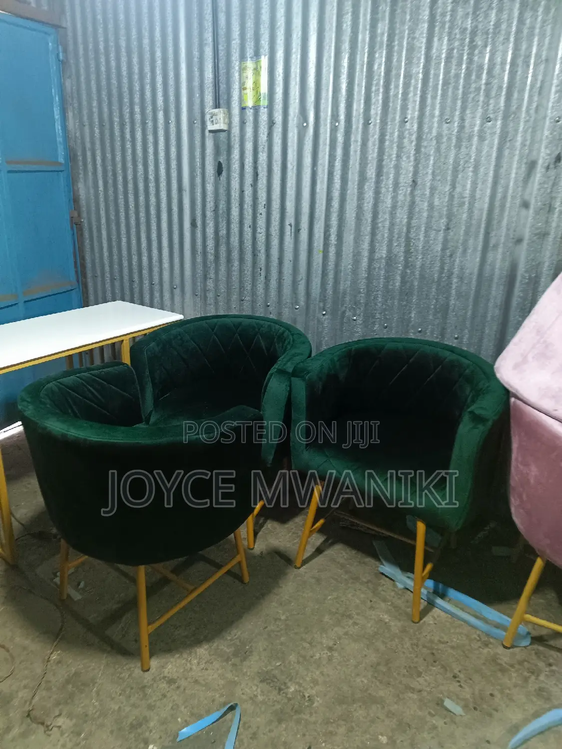 Styling Chairs, Dark Green 