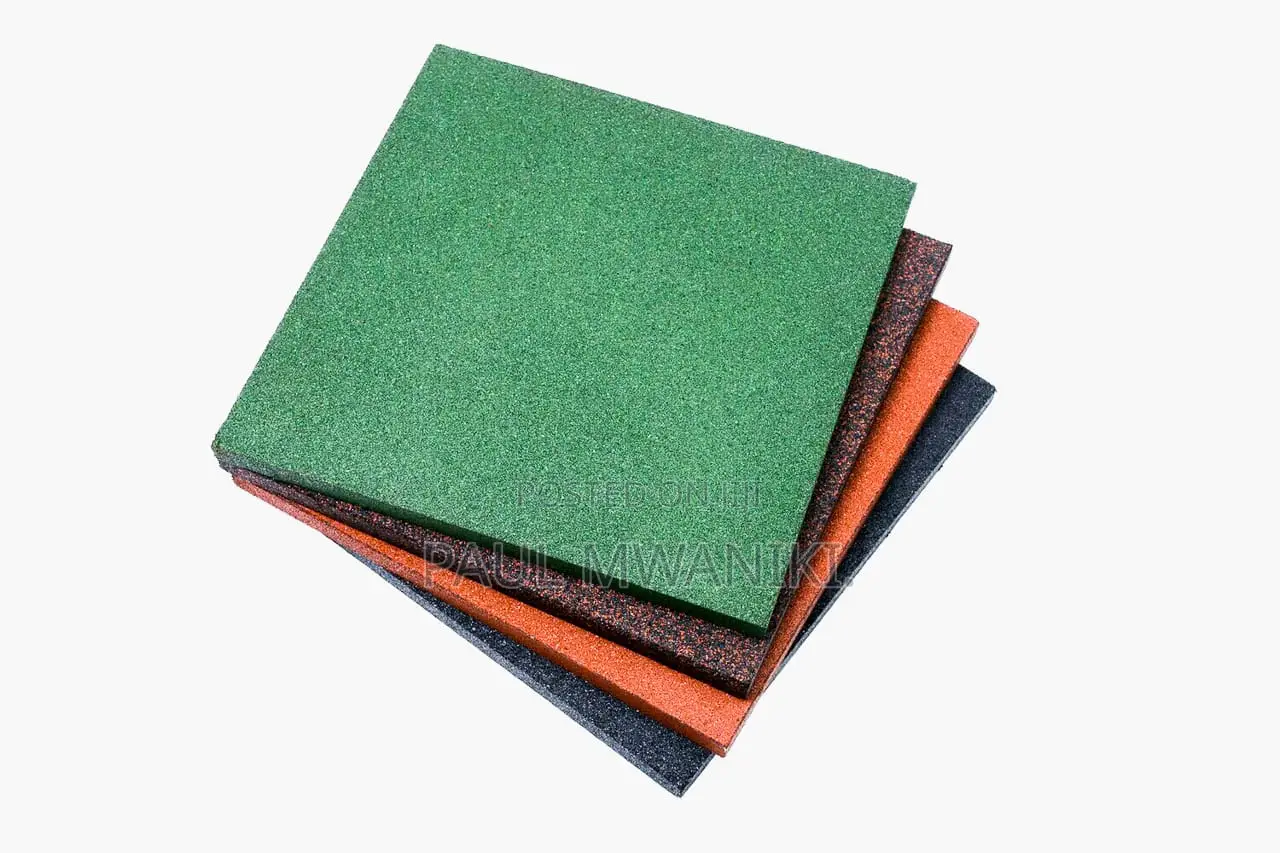 Indoor Rubber Gym Tile (50cm X 50cm)