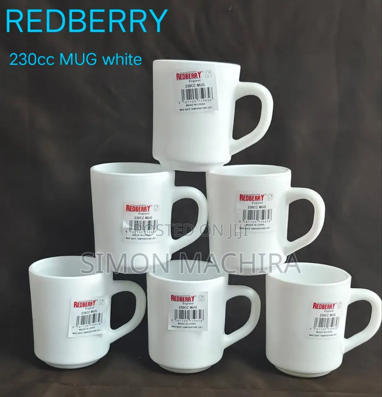 Opal White Cups 6 PCS