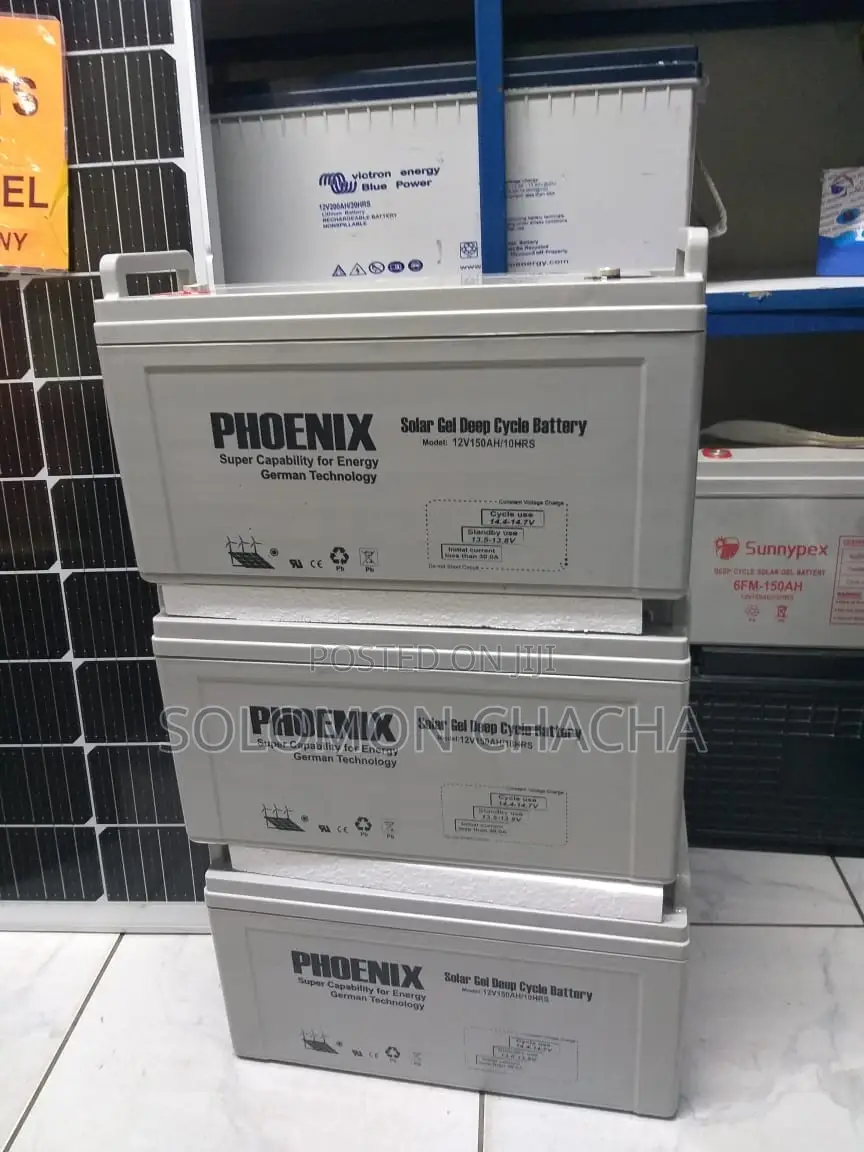 Phoenix 12v 150ah Solar Gel Battery Best Market