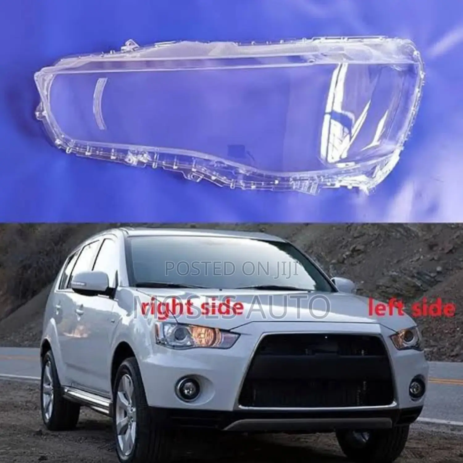 Mitsubishi Outlander Headlight Lens