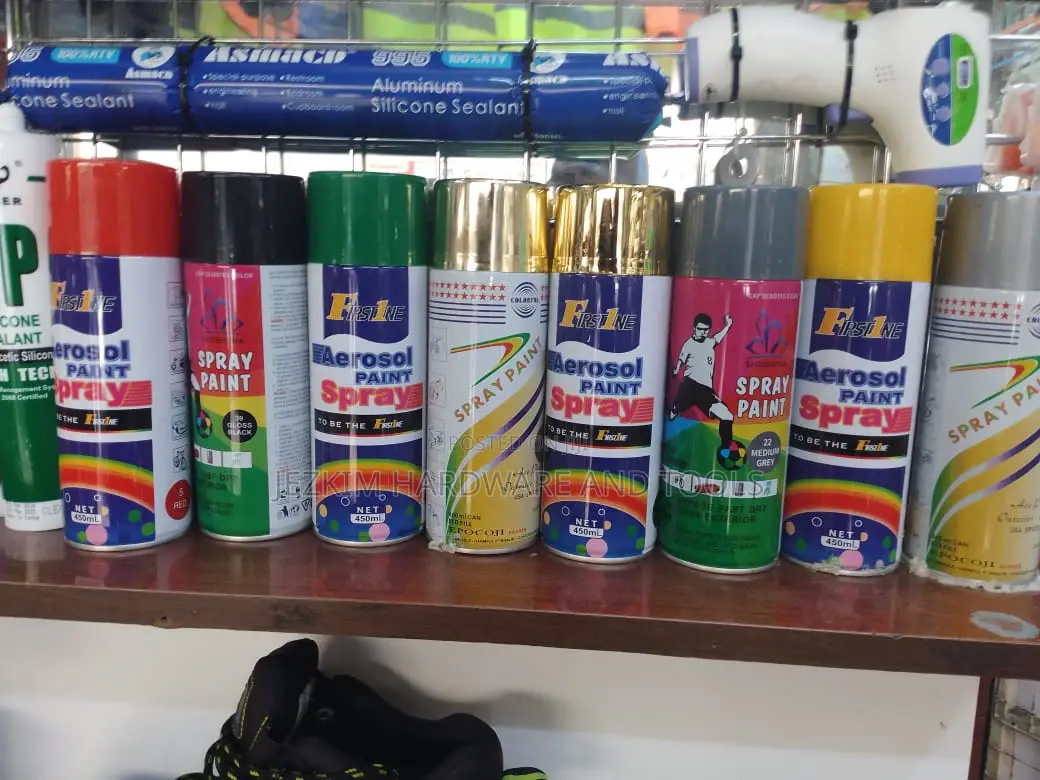 Spray Paints All Colours Available