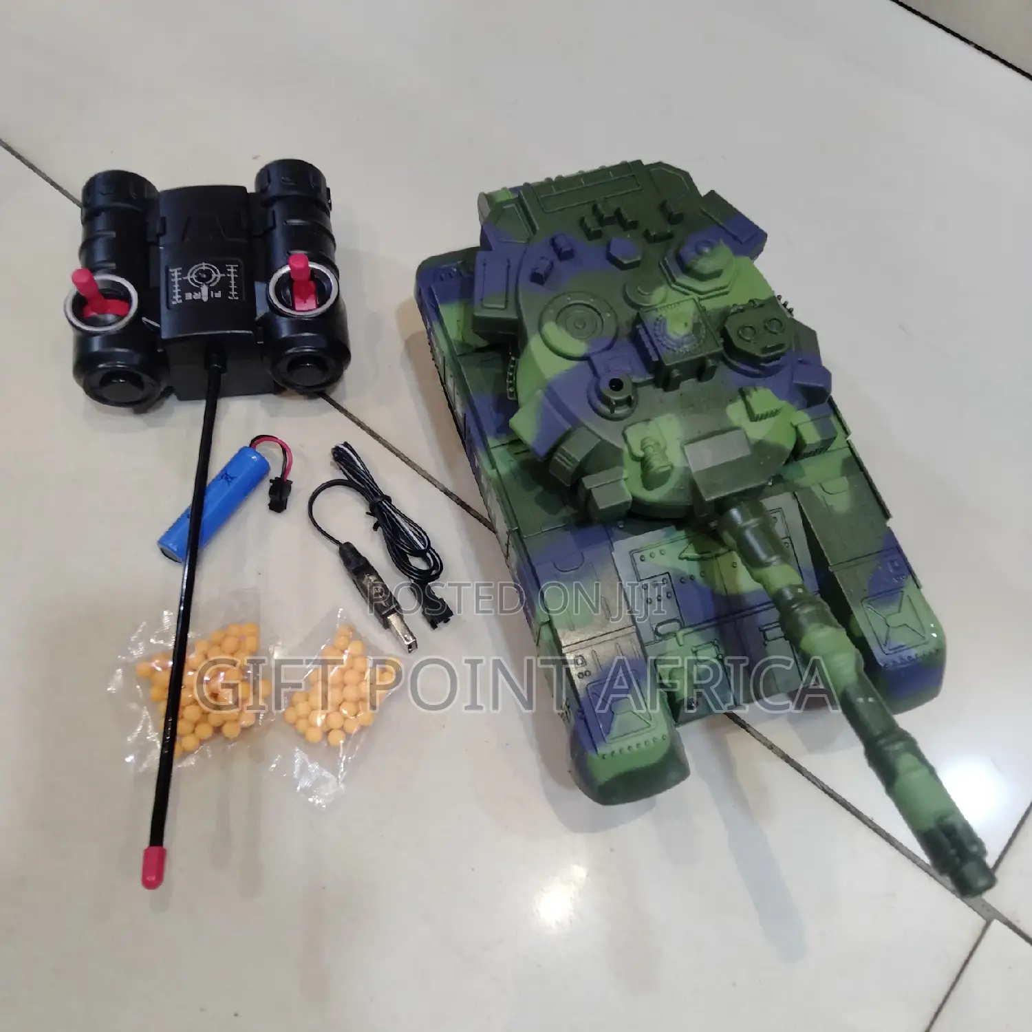 Rechargeable Super Tanker With Bullet for Kids