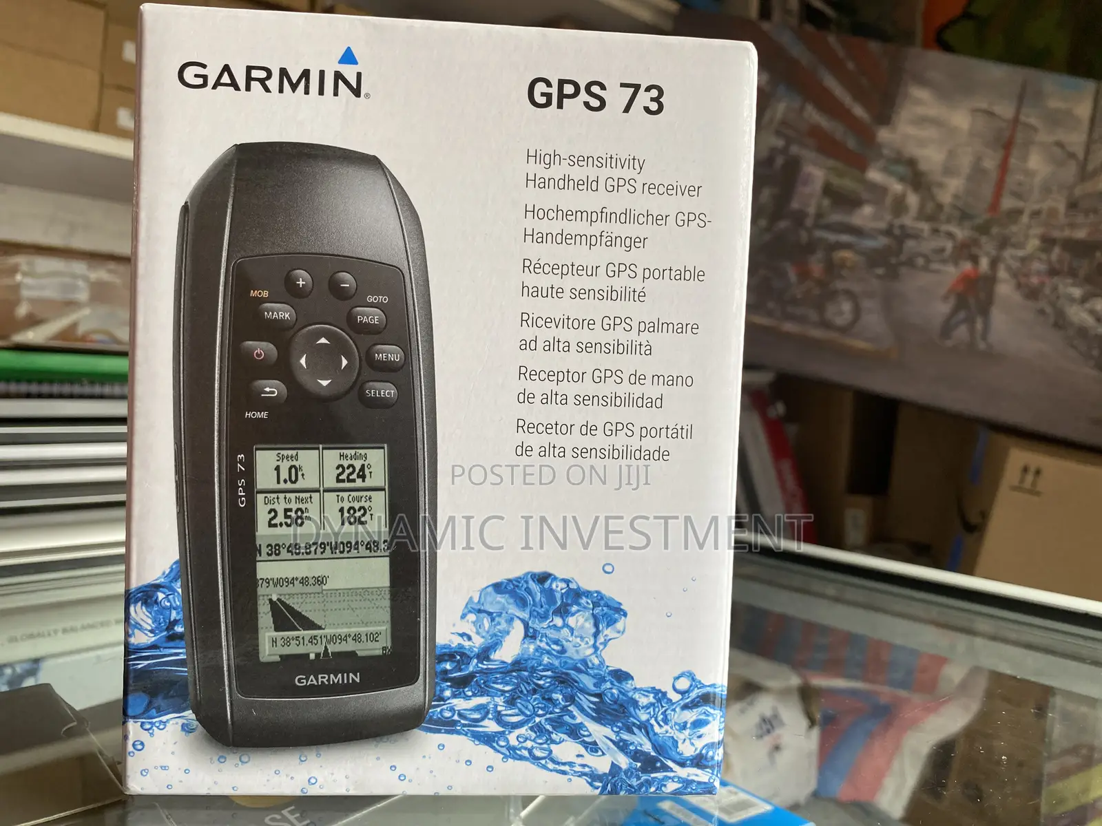 Garmin GPS 73 Handheld With 2.6" Monochrome Display