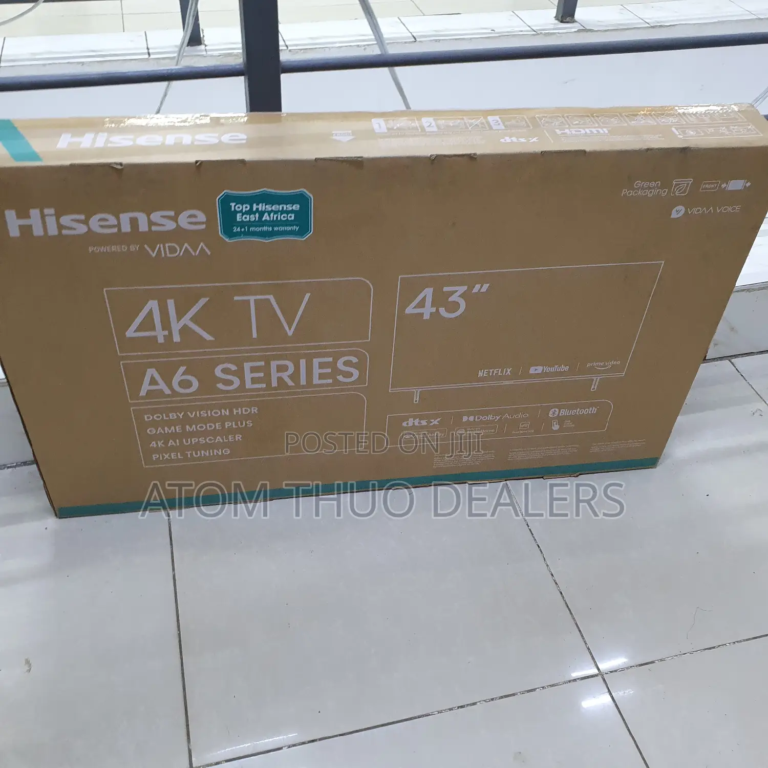 Hisense 43 Inches Vidaa A6 Series