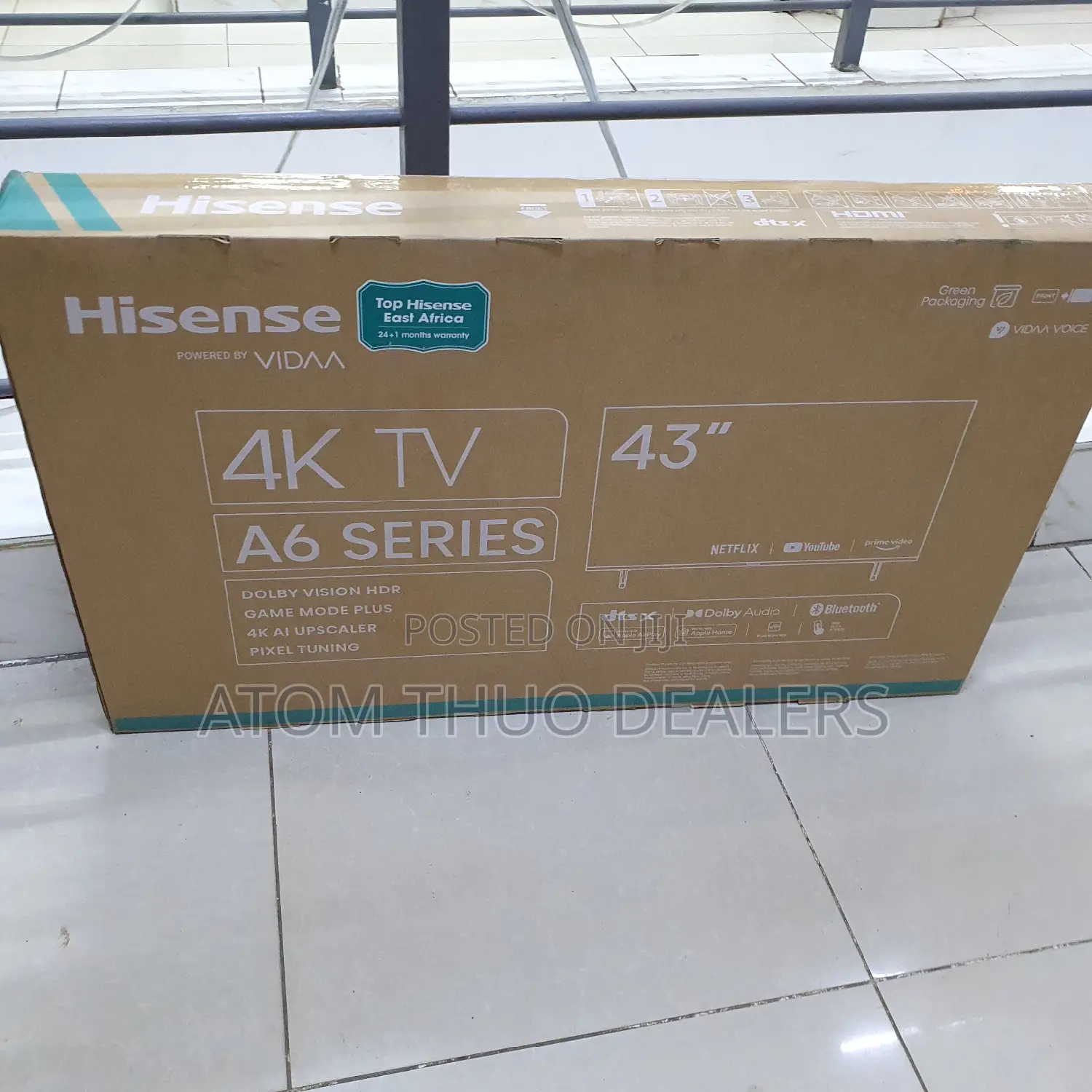 Hisense 43 Inches Vidaa A6 Series