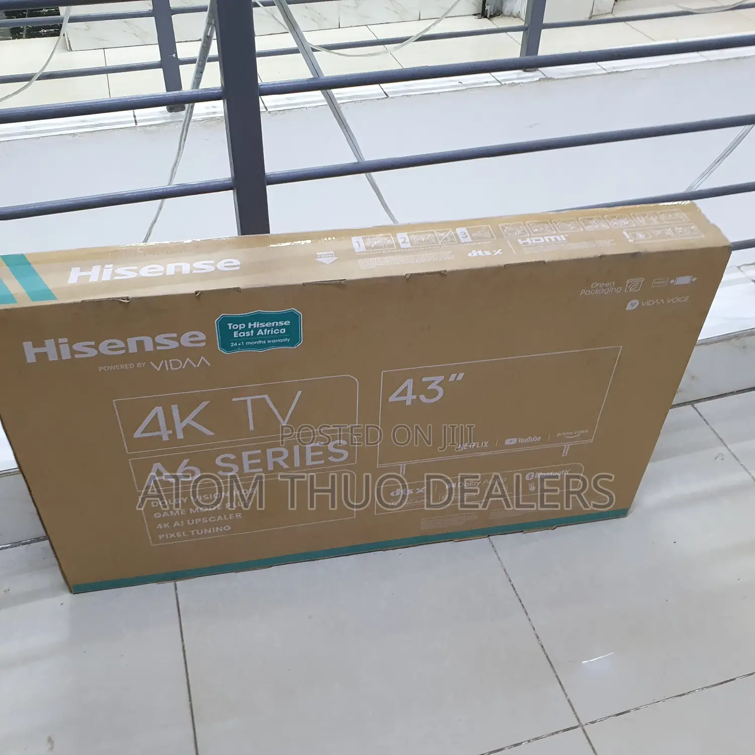 Hisense 43 Inches Vidaa A6 Series 2160 