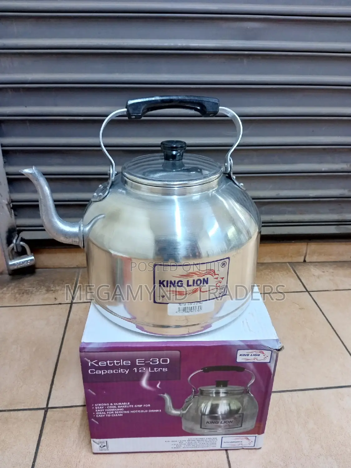 12 LTR Aluminium Kettle/Tea Pot/Birika Ya Chai