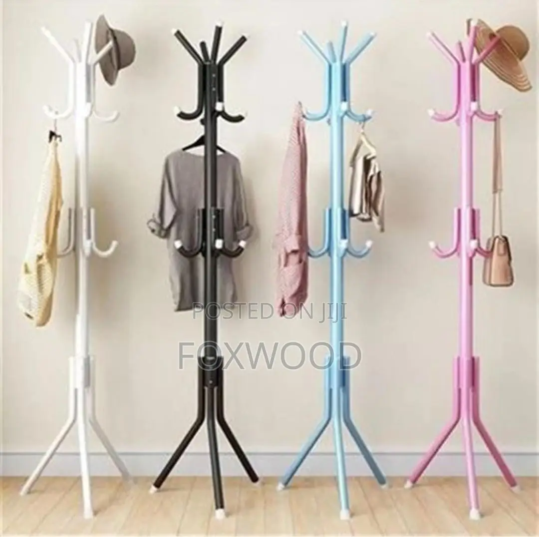 Metallic Coat or Bags Hanger Stand