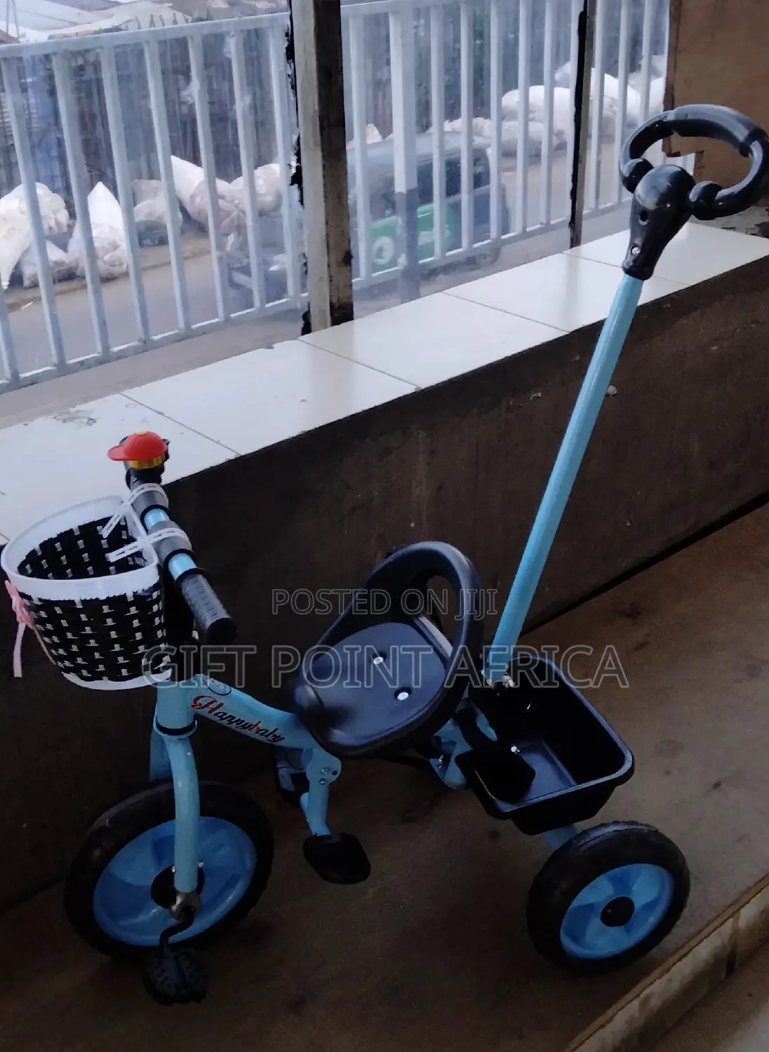 Kids Push Handle Tricycle