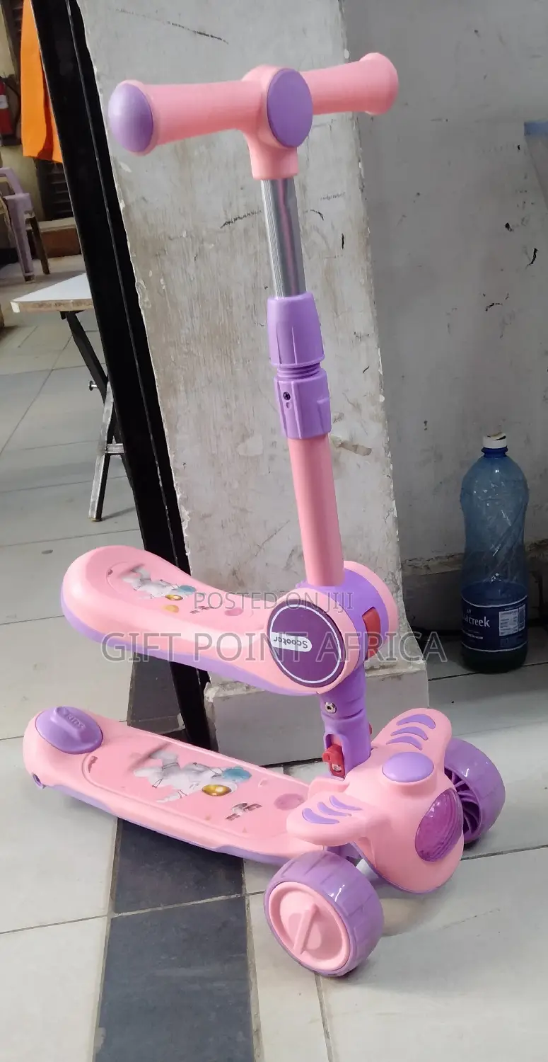 Kids Scooters 2 in 1 Pink in Color