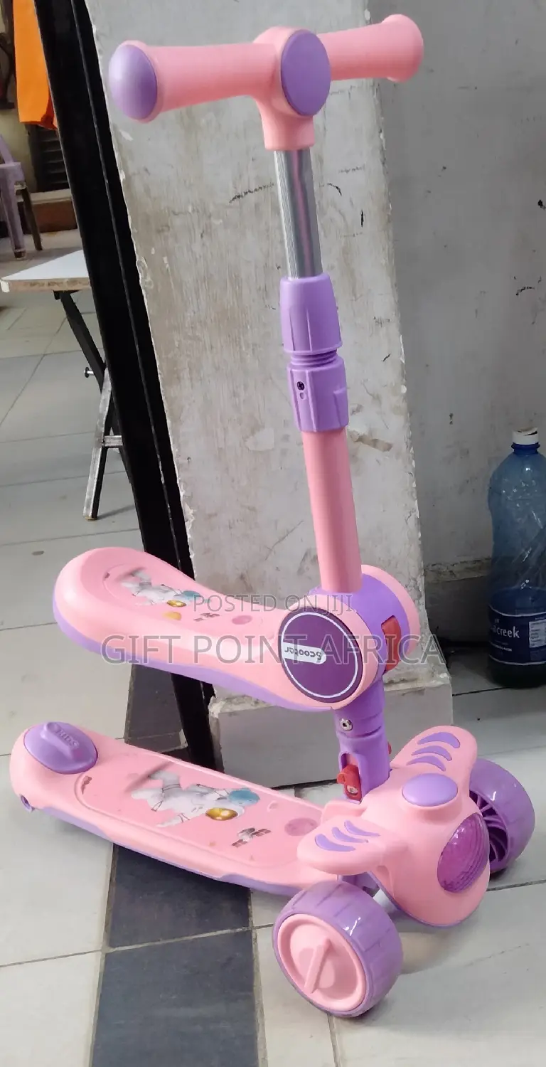 Kids Scooters 2 in 1 Pink in Color