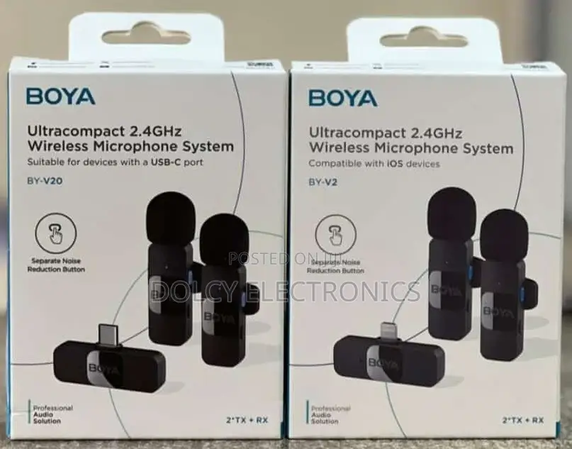 Boya BY-V20 Ultracompact 2.4 GHZ Wireless Microphone System