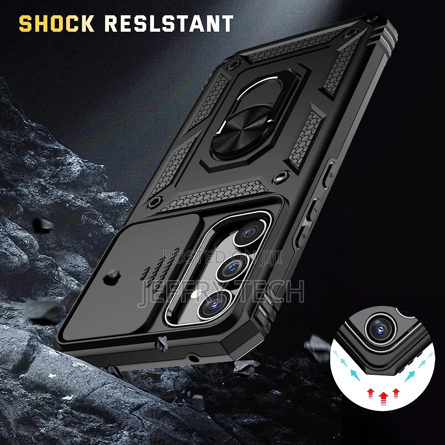 Ring Grip and Camera Lens Protctor for Samsung Galaxy A54 5g