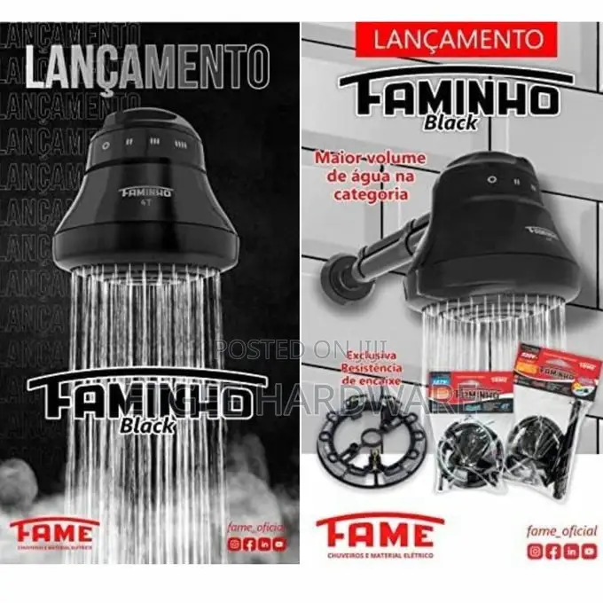Fame Instant Shower - Black