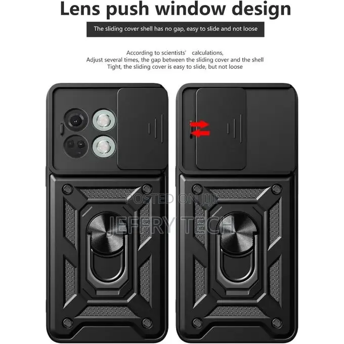 Oneplus 11R 5G (1+11)R Case,Sliding Camera Lens Cover 360° R