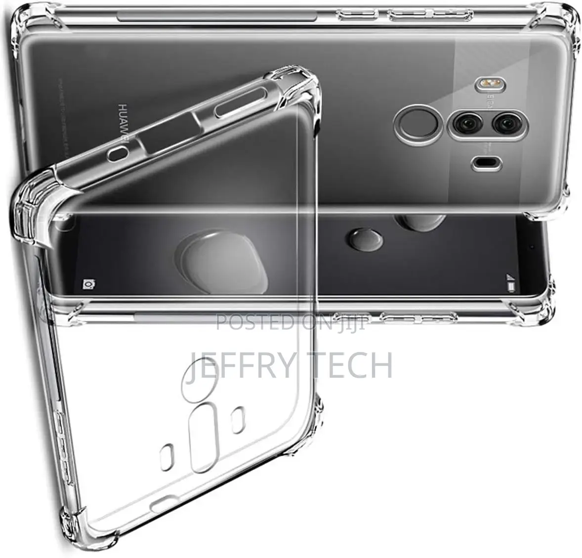 Huawei Mate 10 Pro Case, Crystal Clear Soft TPU Shock Absorp