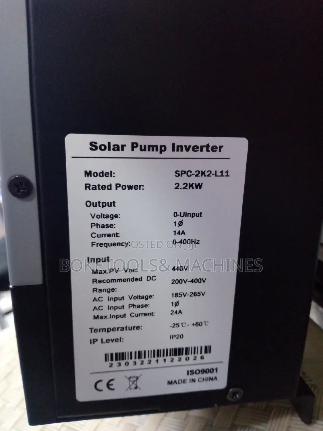 Solar Pump Inverter 2.2kw