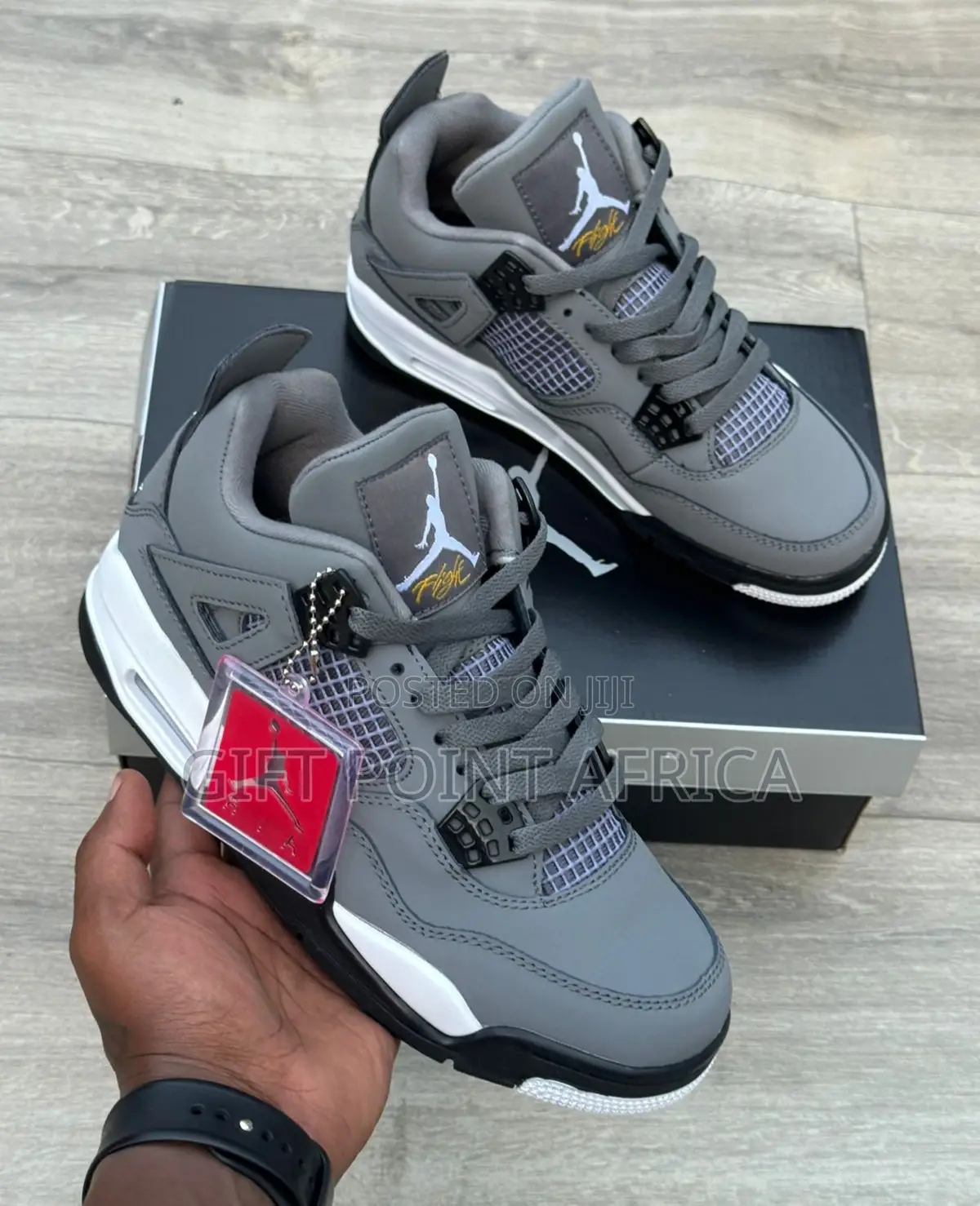 Air Jordan 4 Gray Sneakers
