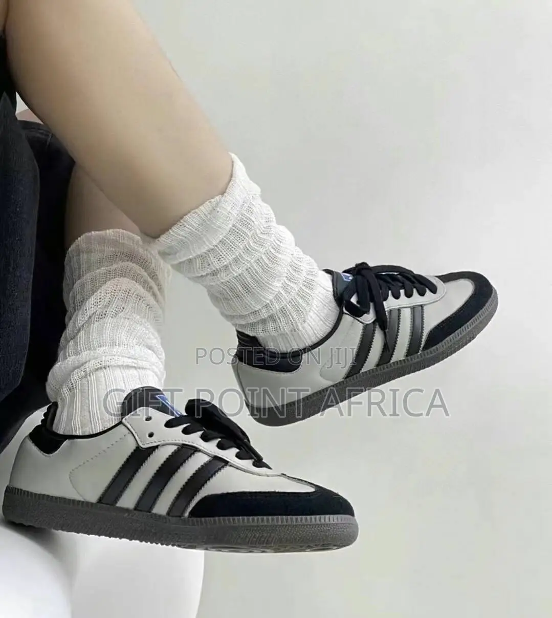 Adidas Samba Grey White Sneakers