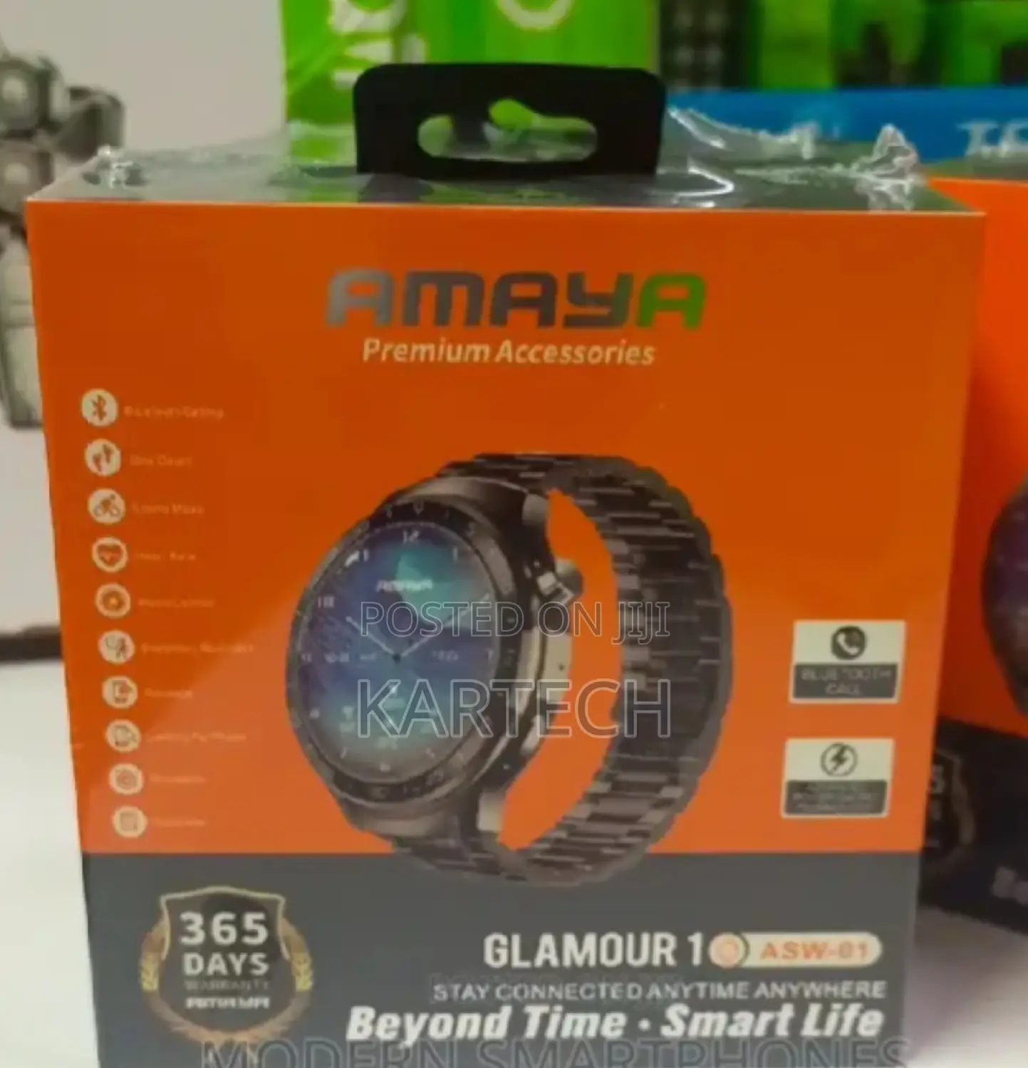 Amaya Glamour 1 Bluetooth Call Smart Watch - ASW-01