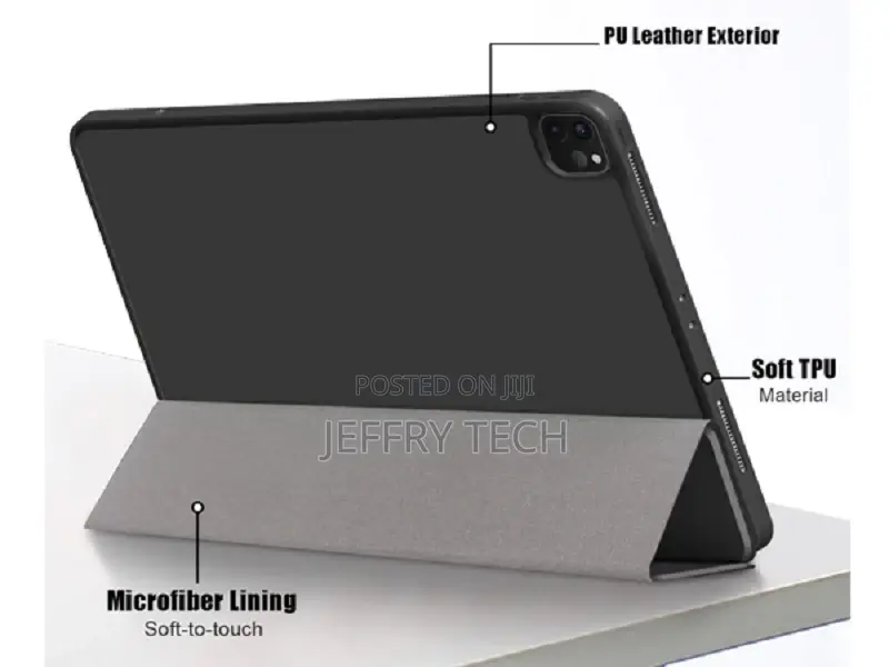 Synthetic Leather Flip Case With Stand for iPad Pro 12.9 5th