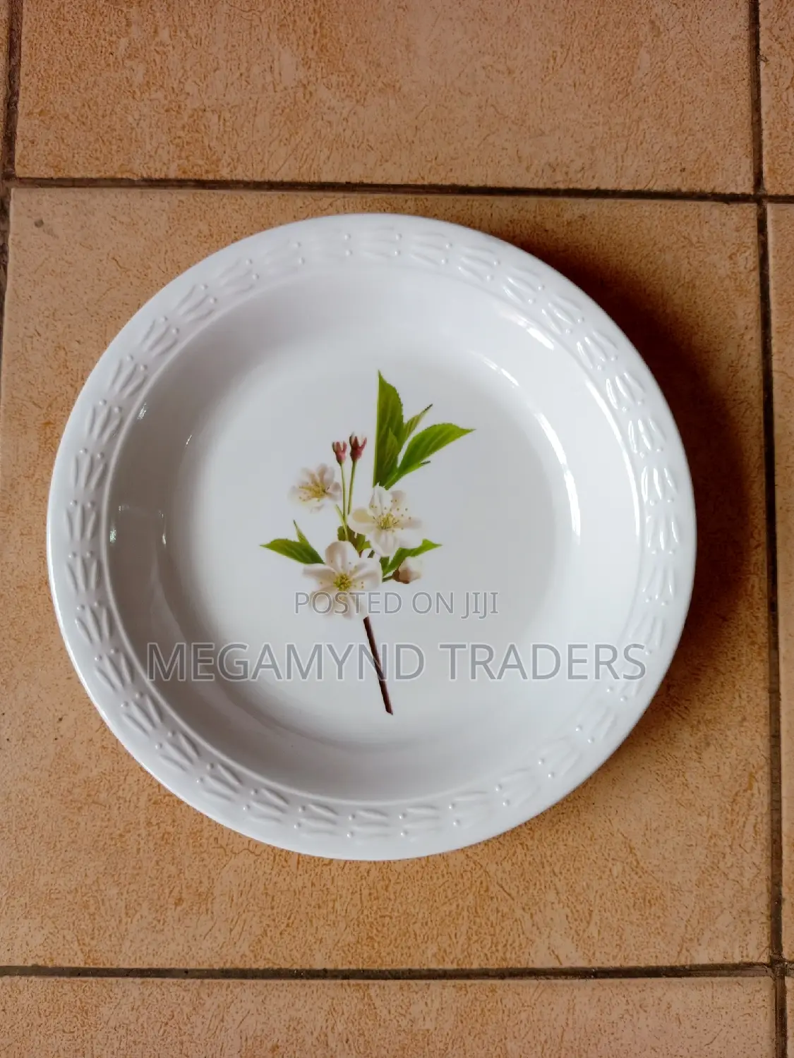 12pc Melamine Dinner Plate/ Melamine Deep Plate