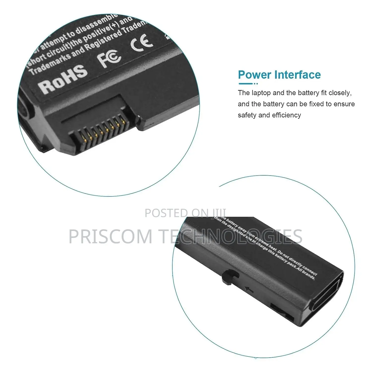 Laptop Battery For HP Compaq NC6400 NC6120 NC6230 Nc6100