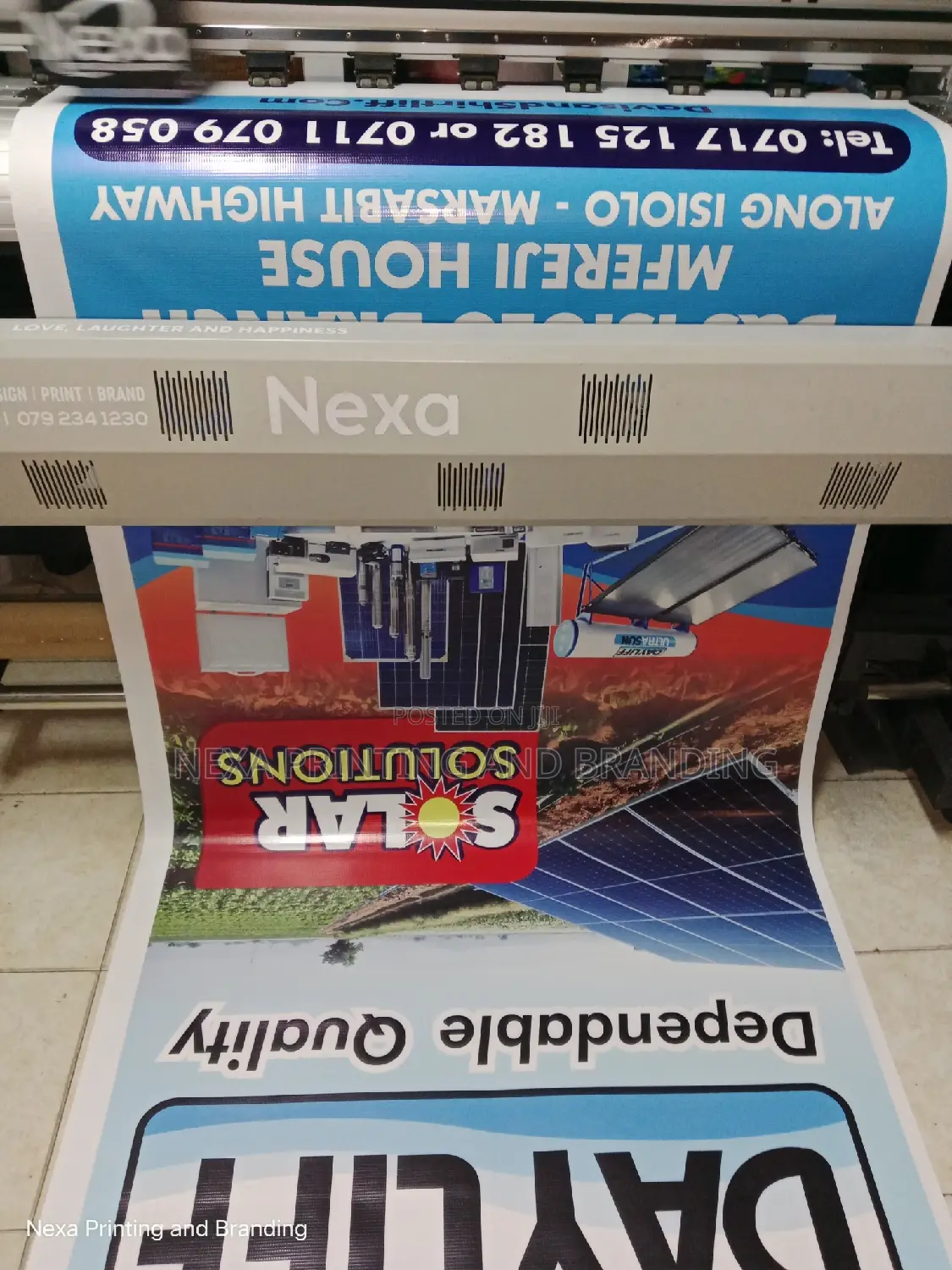 1 Metre by 1metre BANNER