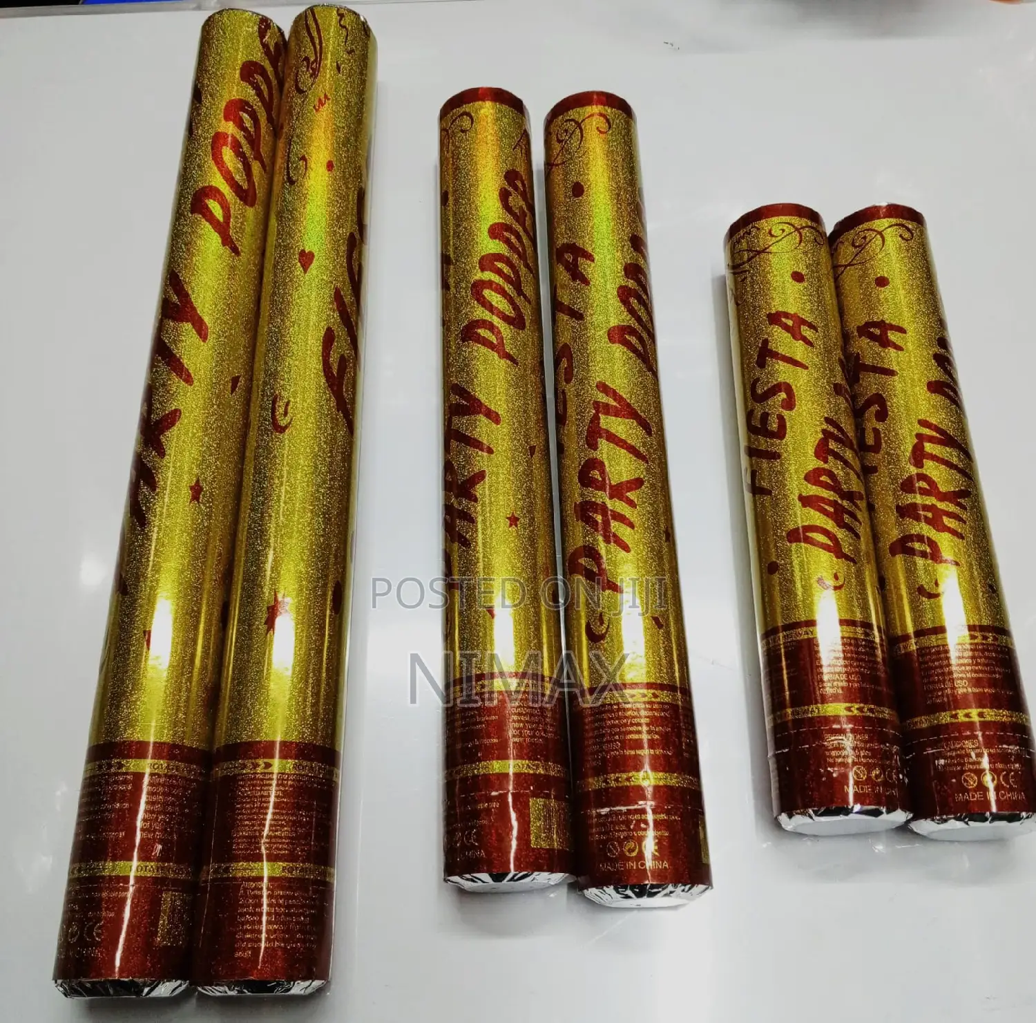 Party Poppers Asstd Sizes