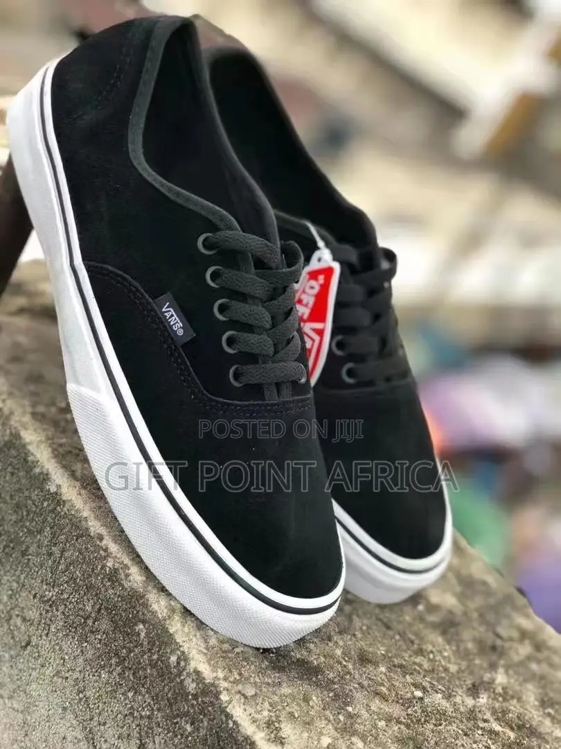 Black Suede Double Sole Vans