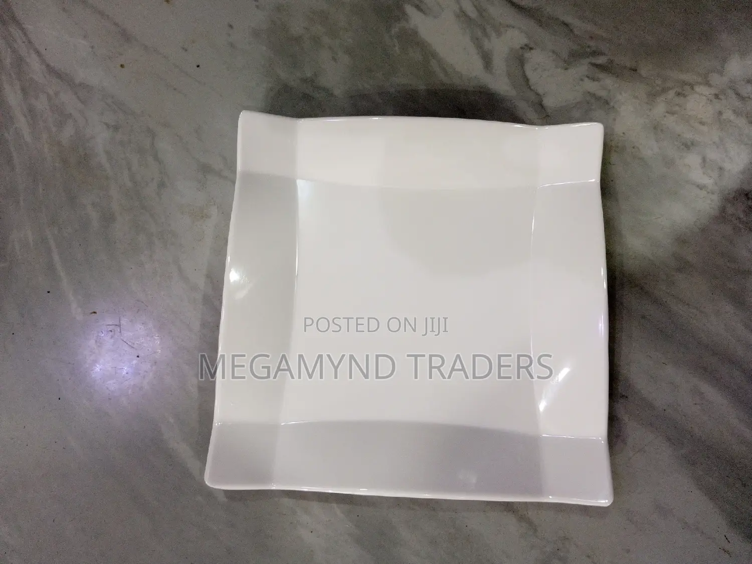 12pc Melamine Plate/Restaurant Square Melamine Plate 12pc